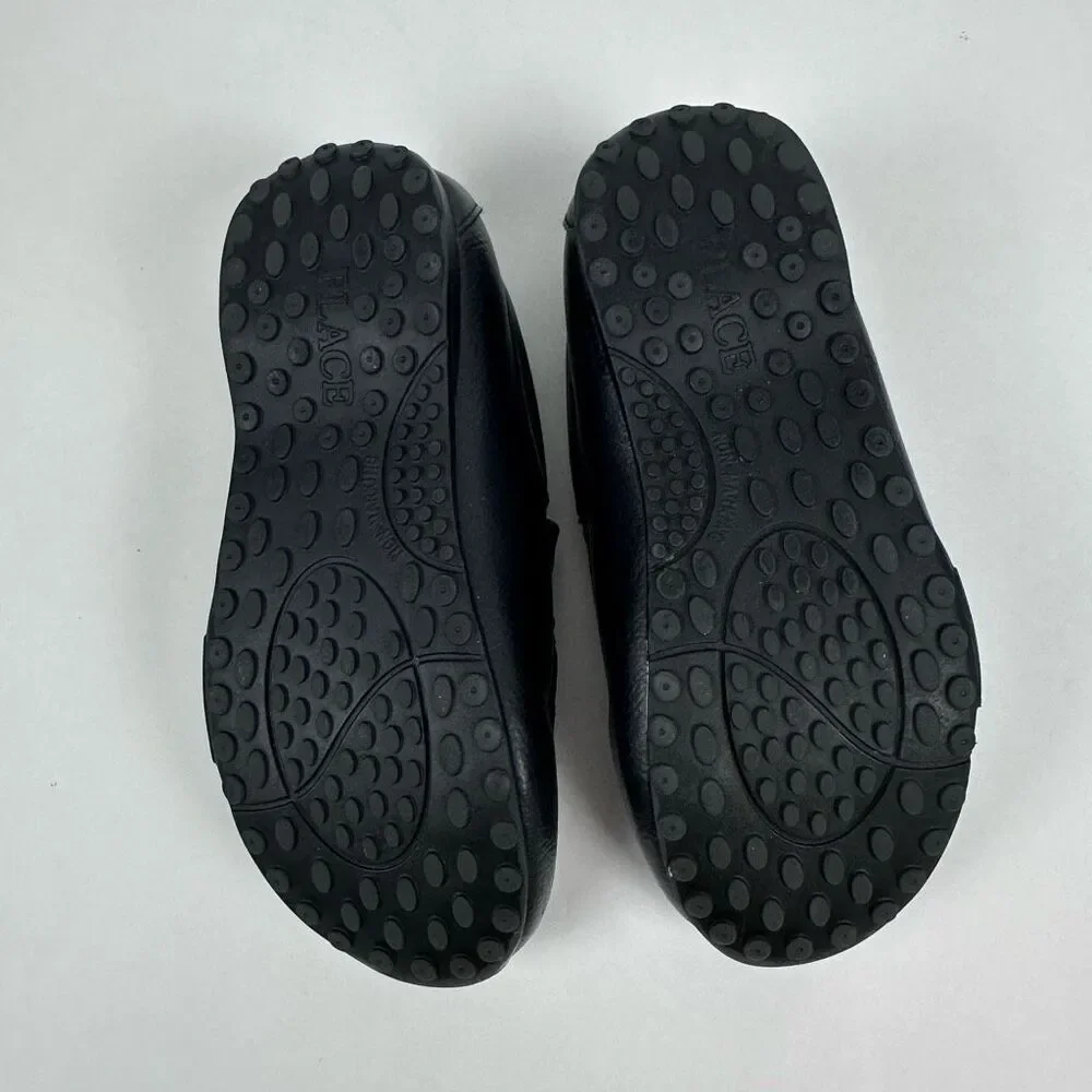 Children's Place Boys Black Slip On Dress Shoes size 1